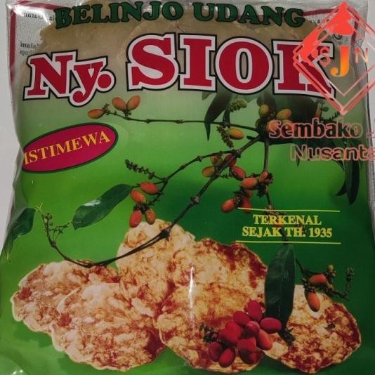 

Ny Siok Belinjo/Blinjo Udang Manis 200Gr Emping Mlinjo Udang Ny.Siok