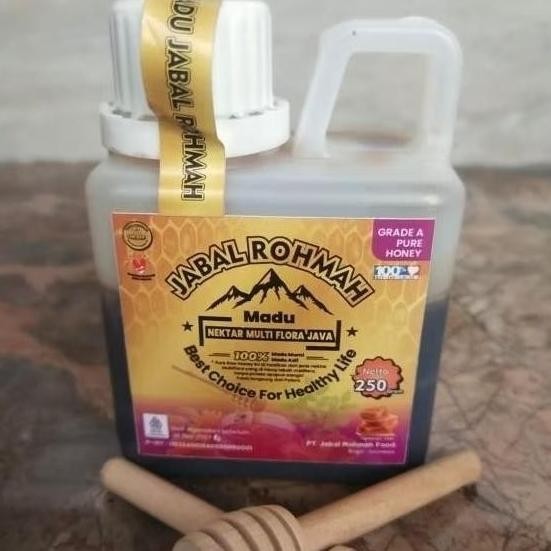 

Madu Asli Murni 250 Gram Multiflora Java Grade A 100% Jabal Rohmah Alami Pure Natural Raw Honey