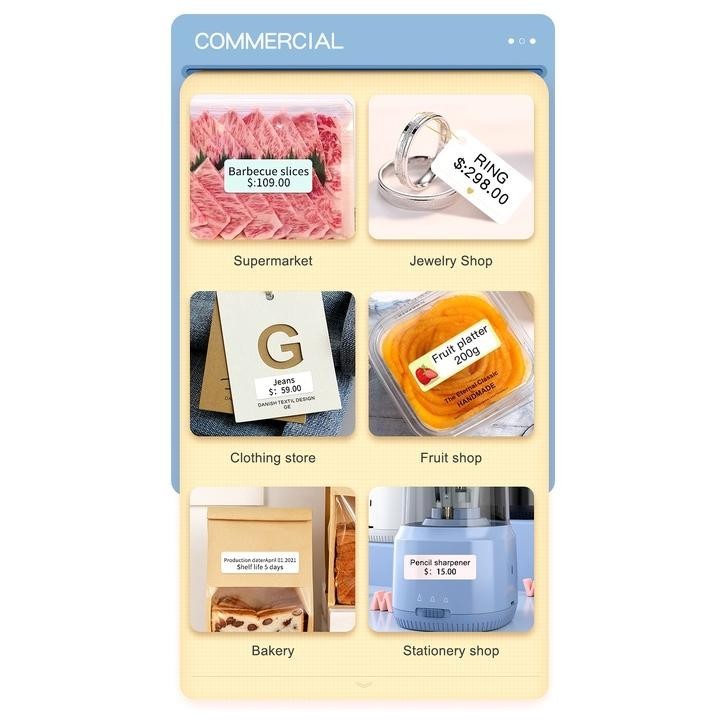 

fg-80 NEW 2024 Niimbot D110 Mini Portable Wireless Bluetooth Label Thermal Printer Berkualitas