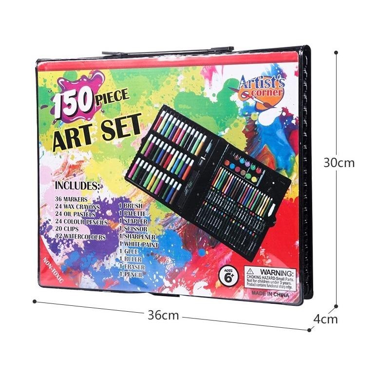 

NLD-1419 BS514 Crayon Set 150 Pcs / Art Set / Peralatan Gambar Set / Alat lukis Berkualitas