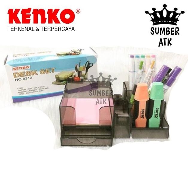 

ty-35 DESK SET ORGANIZER KENKO K-8312 Tempat Organize Alat tulis Meja Termurah