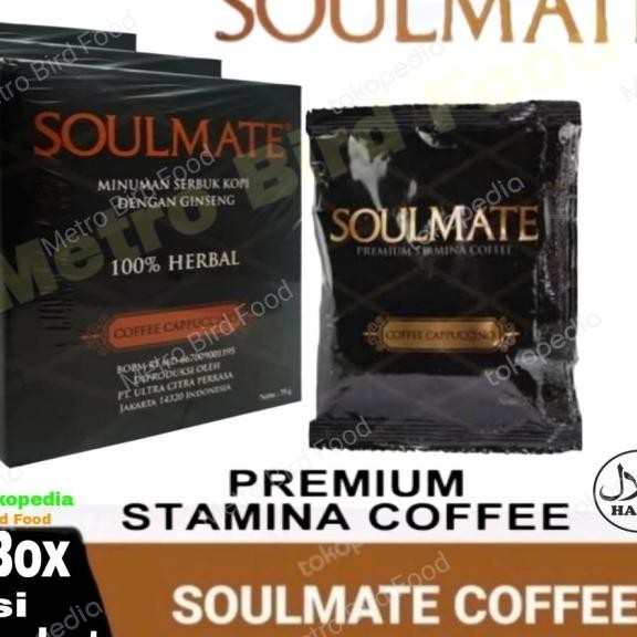 

Soulmate Coffe 1 Box(3 Sachet) - Kopi Soul Mate Gingseng