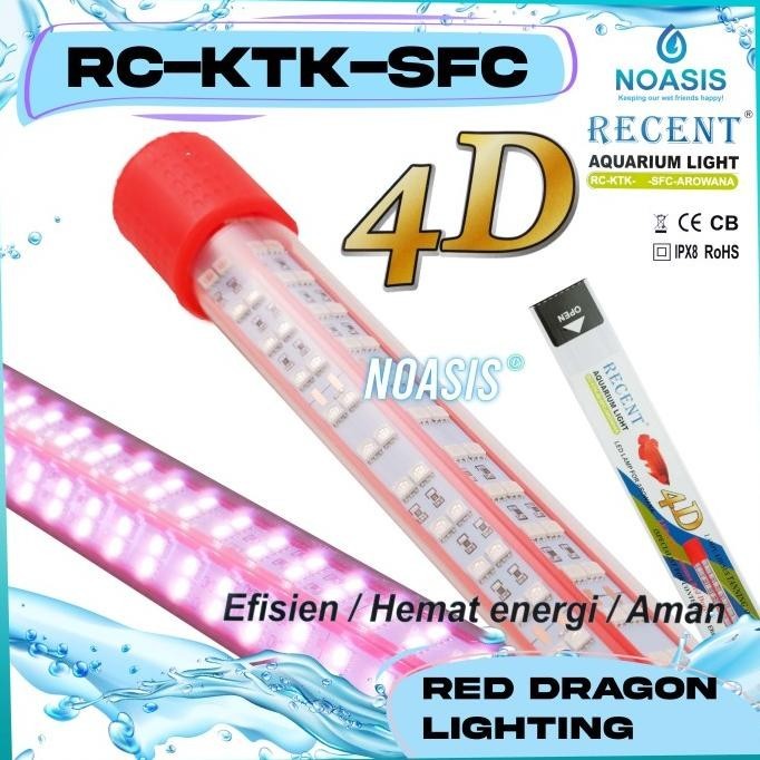 Lampu LED TANNING Arwana 4 D KONTES QUALITY RECENT KTK SFC Arowana