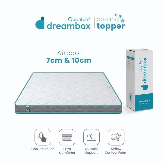 Topper Kasur Dingin Quantum Dreambox Cooling Topper AirCool
