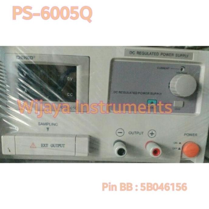 DEKKO PS-6005Q REGULATED DC POWER SUPPLY wij4y Ayo Order