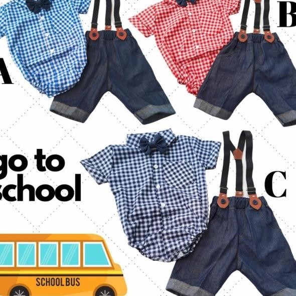 Baju Bayi Laki-Laki Setelan Pesta Kondangan Susder Lucu Besi
