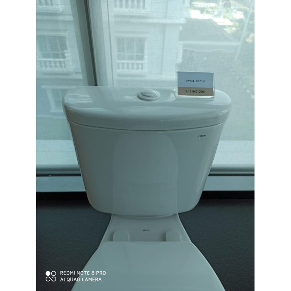 KLOSET DUDUK TOTO + JET SHOWER LENGKAP TINGGAL PASANG + TEE KLOSET NICE