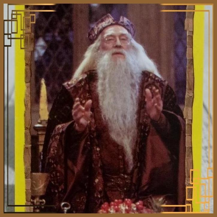 [WDE] STIKER PANINI HARRY POTTER PHILOSOPHER'S STONE DUMBLEDORE #79