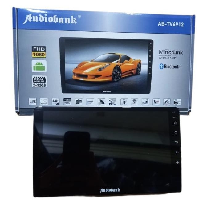 HEADUNIT ANDROID AUDIOBANK AB-TV6912 9 INCH RAM 2/32  TERMURAH