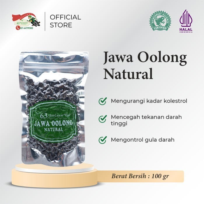 

Secrenada - Teh 63 Jawa Oolong Natural 100 Gram