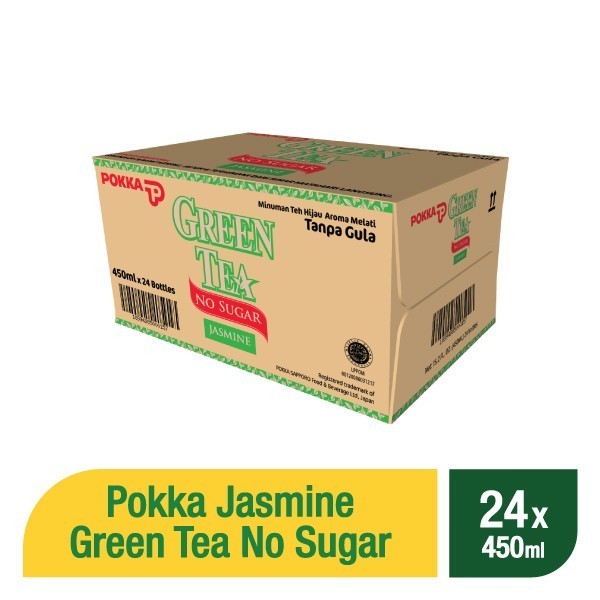 

Secrenada - Pokka Jasmine Green Tea No Sugar - 450 Ml ( 1 Ctn = 24 Pcs )