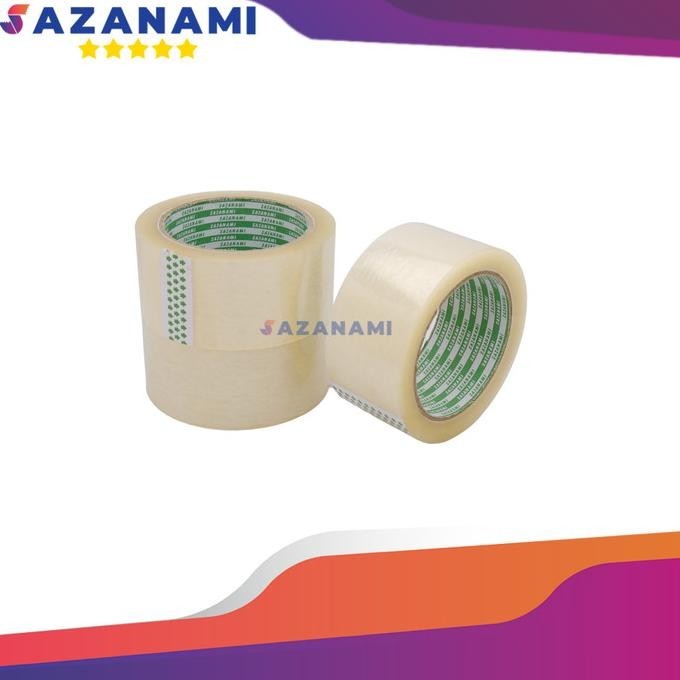 

Diskon 3 ROLL - SAZANAMI NX LAKBAN BENING 2" INCH X 100Y 48MM ISOLASI saz4 Kualitas Baik