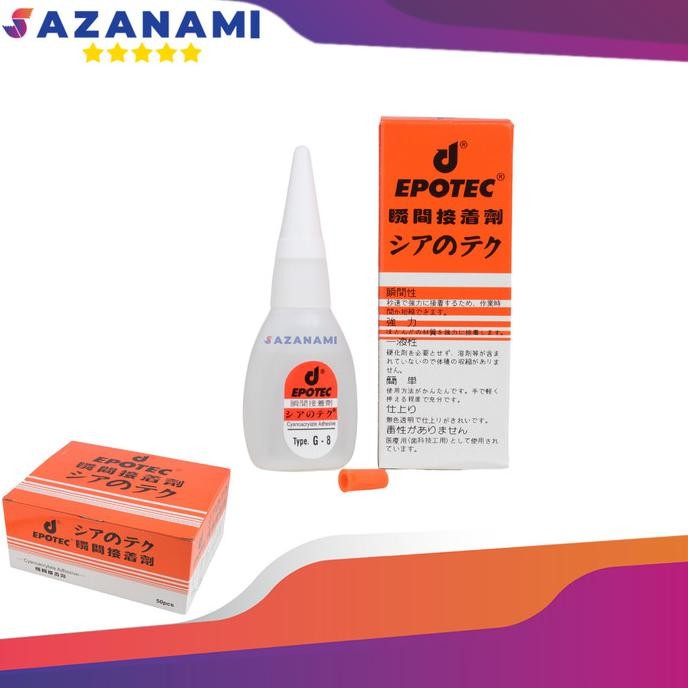 

LEM EPOTEC LEM KOREA POWER GLUE LEM SERBAGUNA1 BOX ISI 50 PCS saz4 Diminati Banget