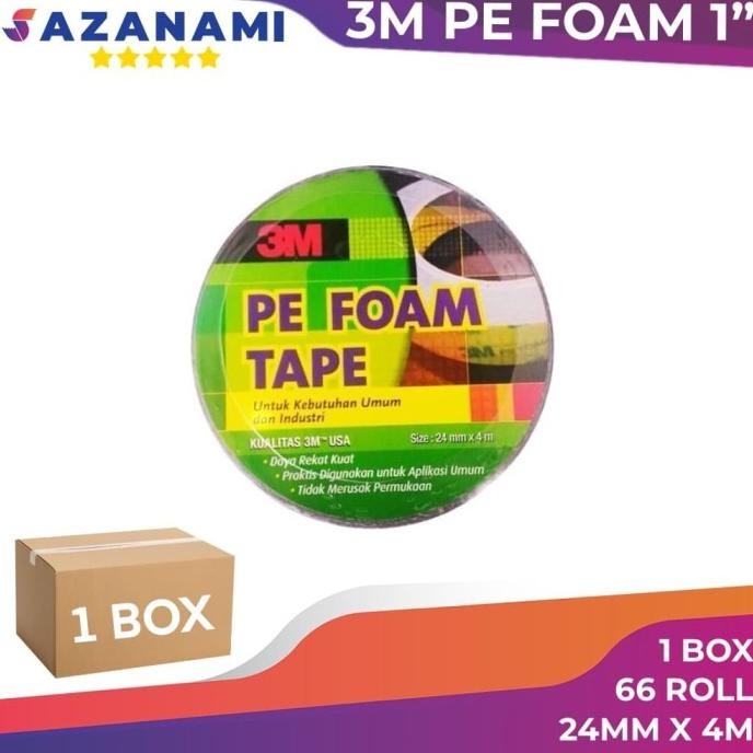 

1 Box Double Tape busa 3M Pe Foam Tape 24mm x 4M (Gojek) saz4