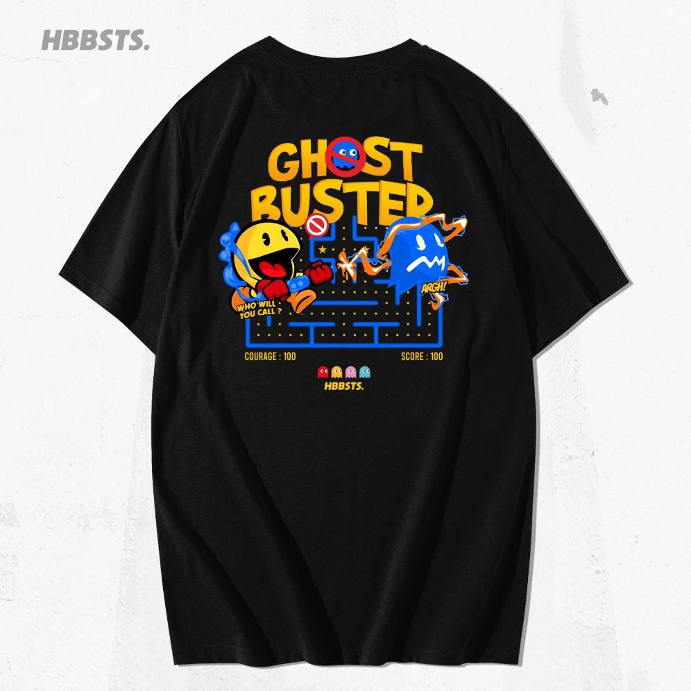 Terlaris Hobbies Tees T-Shirt Ghost Buster Black | Kaos Distro Casual