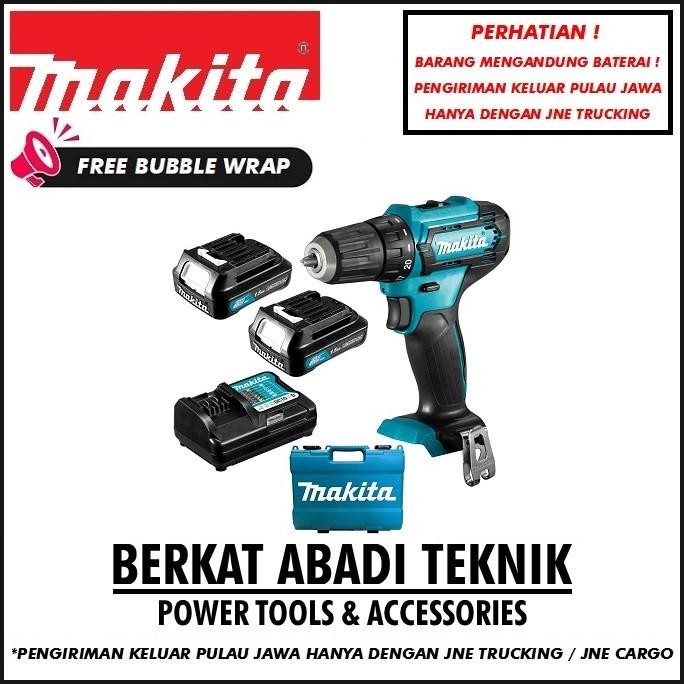 Makita Df333 Dwye Bor Cordless Drill Baterai Tangan Charger Cas Mesin