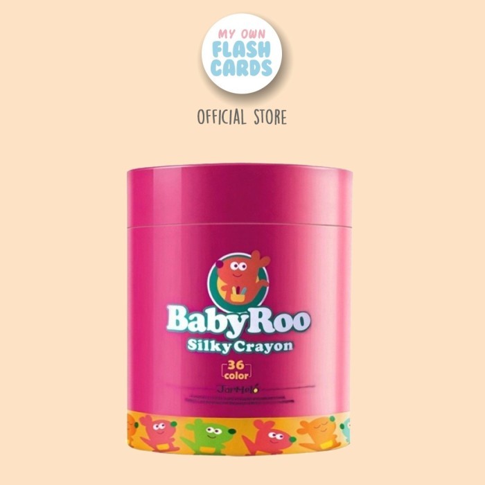 

Super Promo! Joan Miro Babyroo Silky Crayon 36pcs Body Face Painting Children Safe Murah