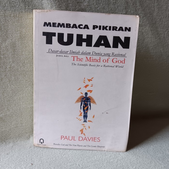 buku - membaca pikiran tuhan - ( the mind of god ) - paul davies