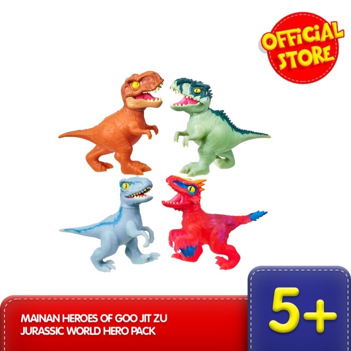 Mainan Heroes of Goo Jit Zu Jurassic World Hero Pack