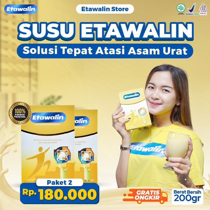 

Etawalin Paket 2 Box Susu Etawa Tingkatkan Kesehatan Tulang & Sendi