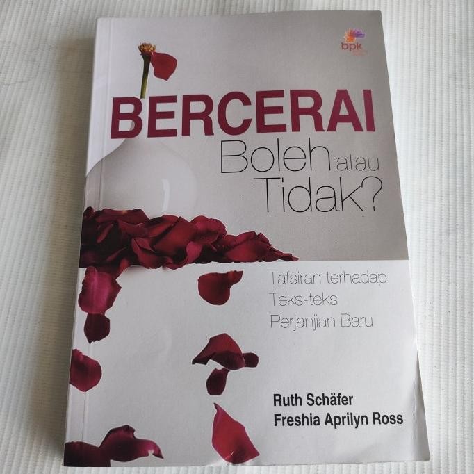 

Buku Kristen Bercerai Boleh Atau Tidak oleh Ruth Schafer