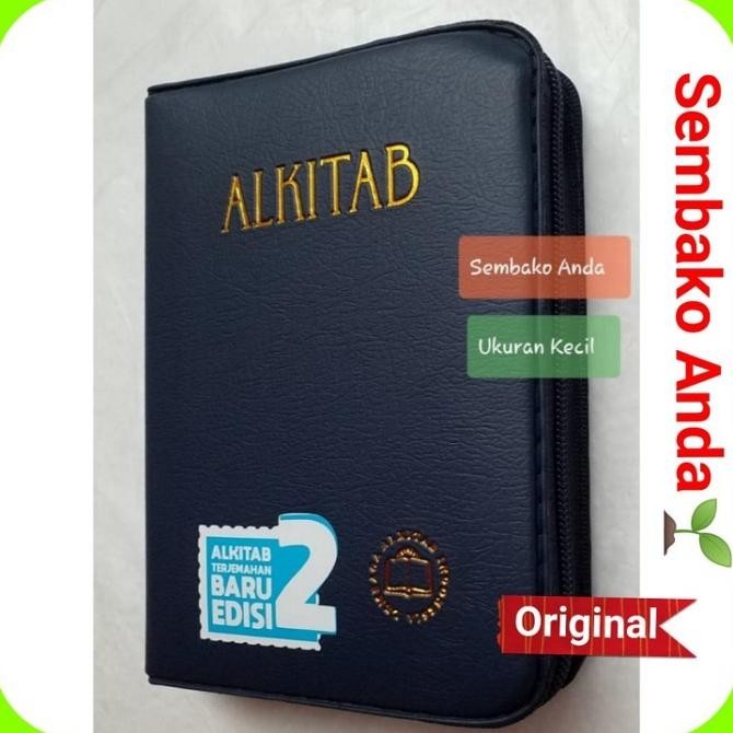 

Alkitab LAI Kristen Ukuran kecil / Anak. Resleting. TB 034 TI NS.