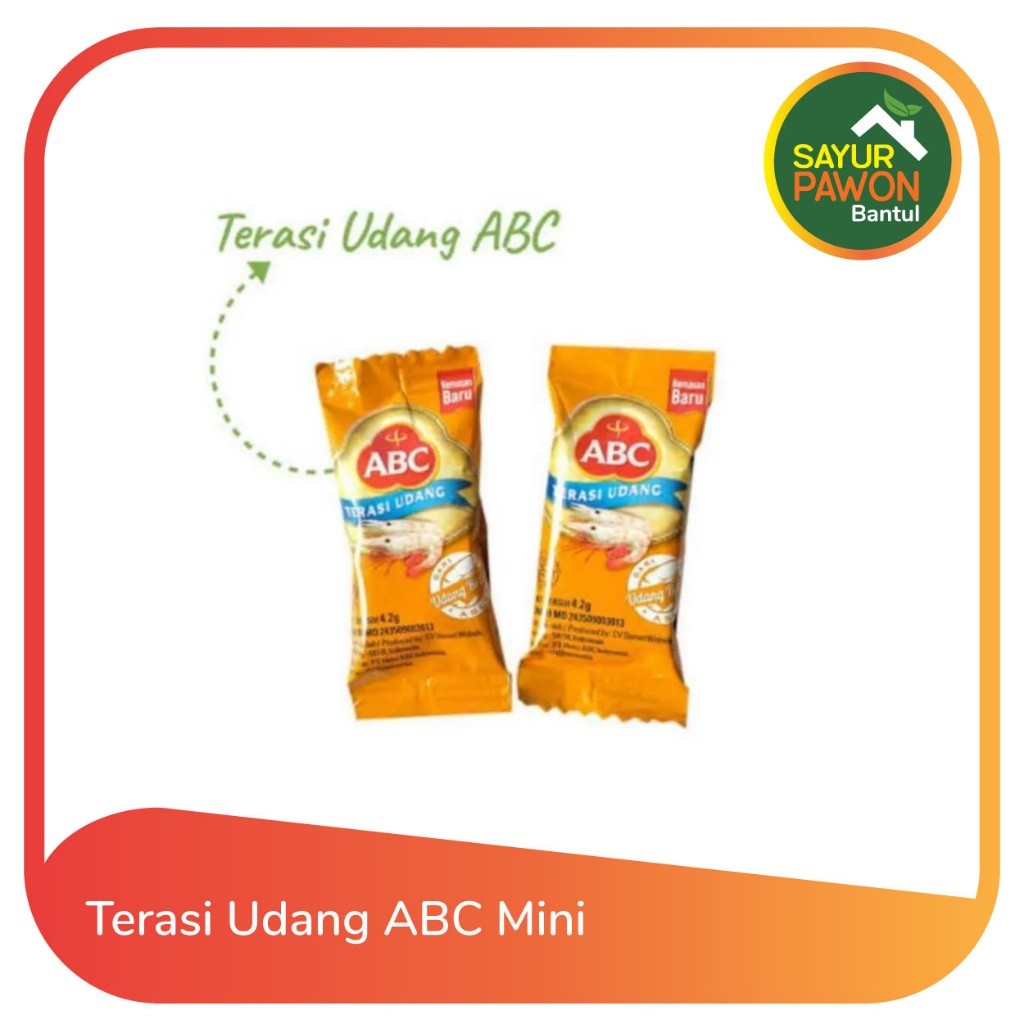 

ABC Terasi Udang Mini per Sachet 4 gram / eceran