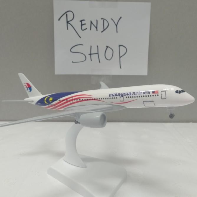 Pesawat Diecast Miniatur Malaysia Roda
