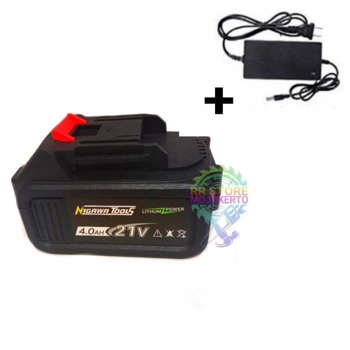 Wiji Baterai Batre 18V 5.0Ah Kamolee Makita Lxt + Charger