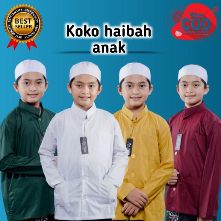 baju muslim koko anak haibah model ammu santri