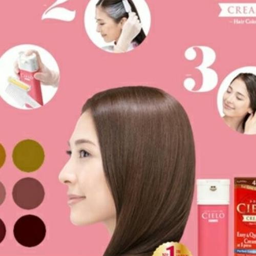 Japan Cielo Hoyu Hair Color Cream Pewarna Rambut Jepang