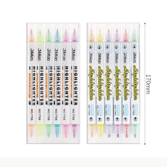 

Azalia Okdeals 6Warna/Set Stabilo Alat Lukis/Tulisan Diy Akun Tangan