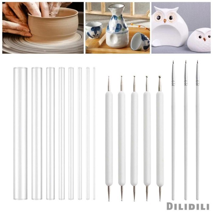 

Azalia 16Pcs / Set Alat Lukis Dot Mandala Untuk Kerajinan Tangan Diy