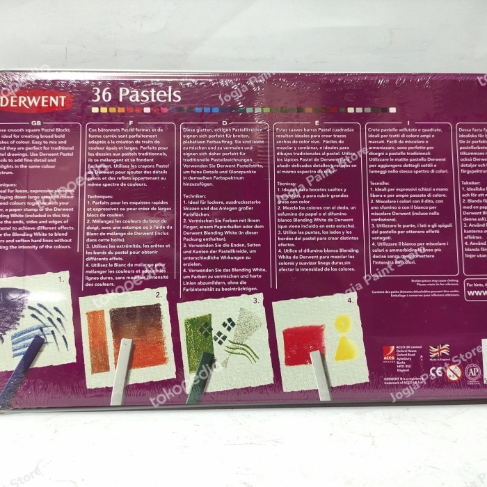 

Azalia 1 Set Derwent Pastel Isi 36 Alat Lukis Cat Lukis Warna