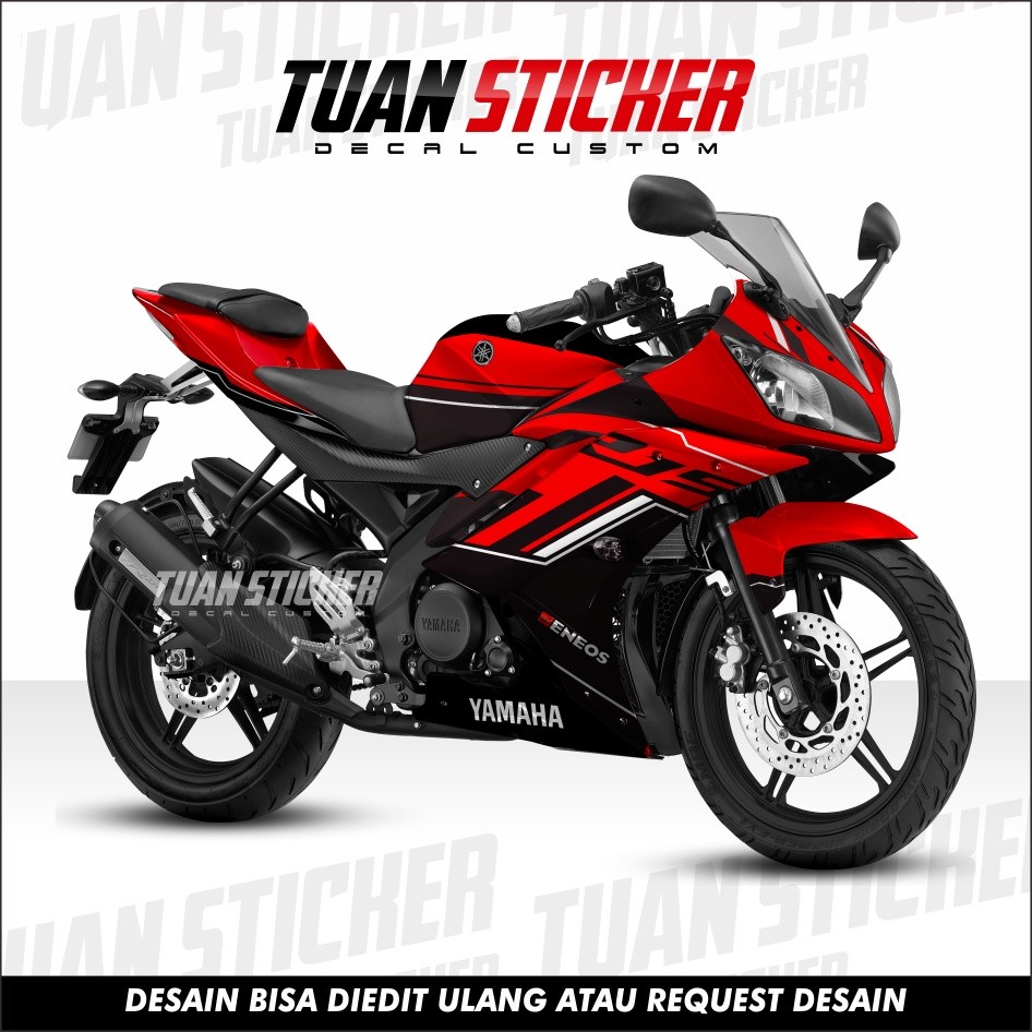 Decal Sticker Yamaha R15 V2 Full Body Sticker Decal R15 V2 Full Body Striping Full Body R15 V2 Motif