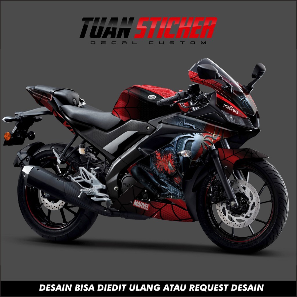 Sticker Striping Decal Yamaha R15 V3, Sticker Decal R15 V3, Sticker R15 , striping R15 V3 Spider