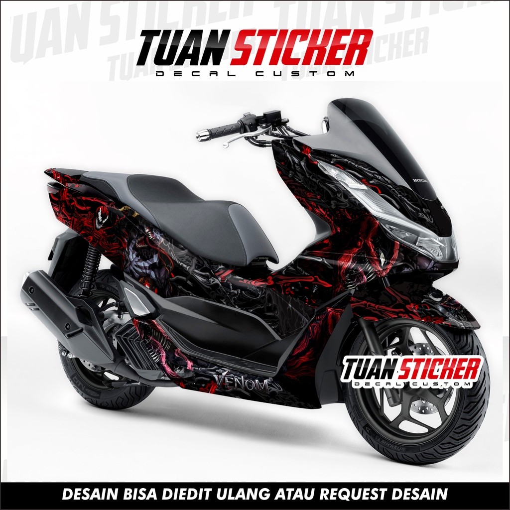 Sticker decal PCX 160 , Striping PCX full body 160 , Sticker PCX 160 , Sticker Honda PCX 160 Venom