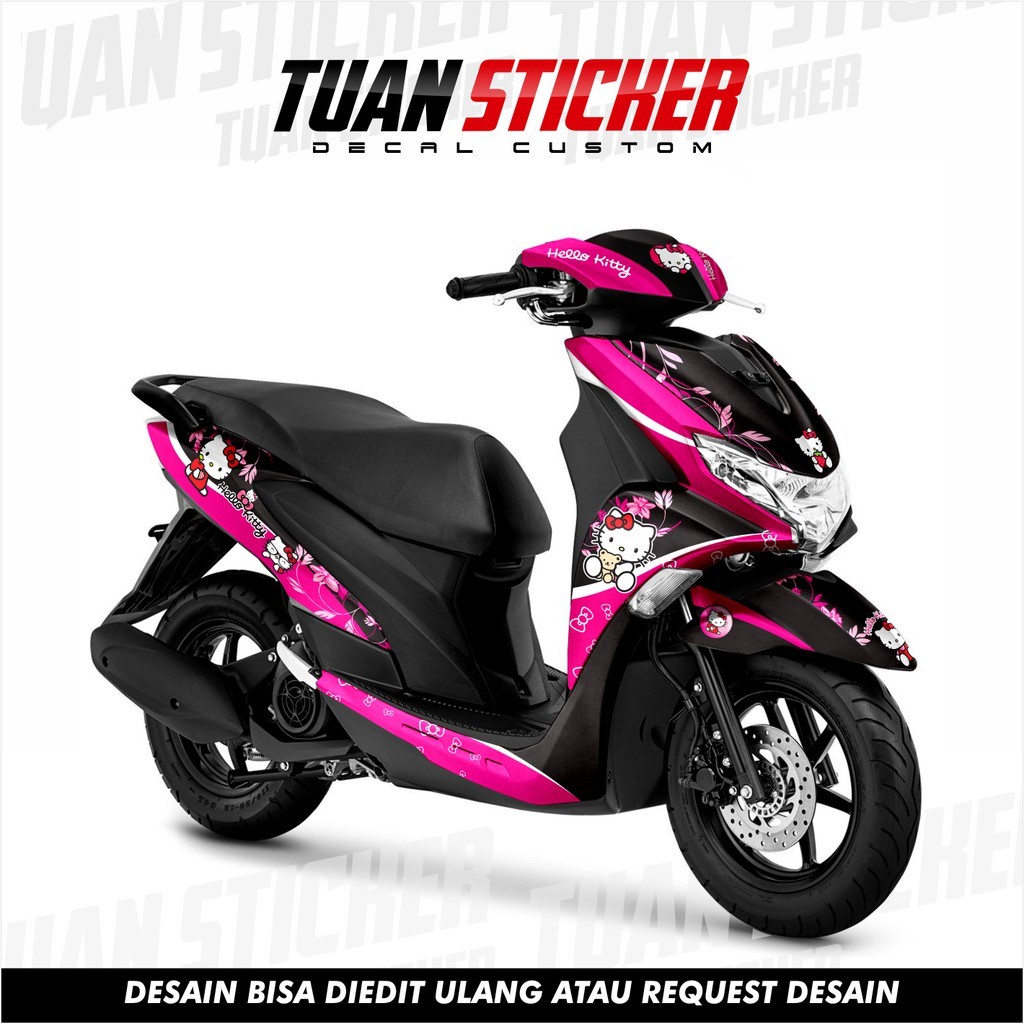 Sticker Decal Freego, Sticker Yamaha freego, Striping Freego full body, Stiker Yamaha Freego shark