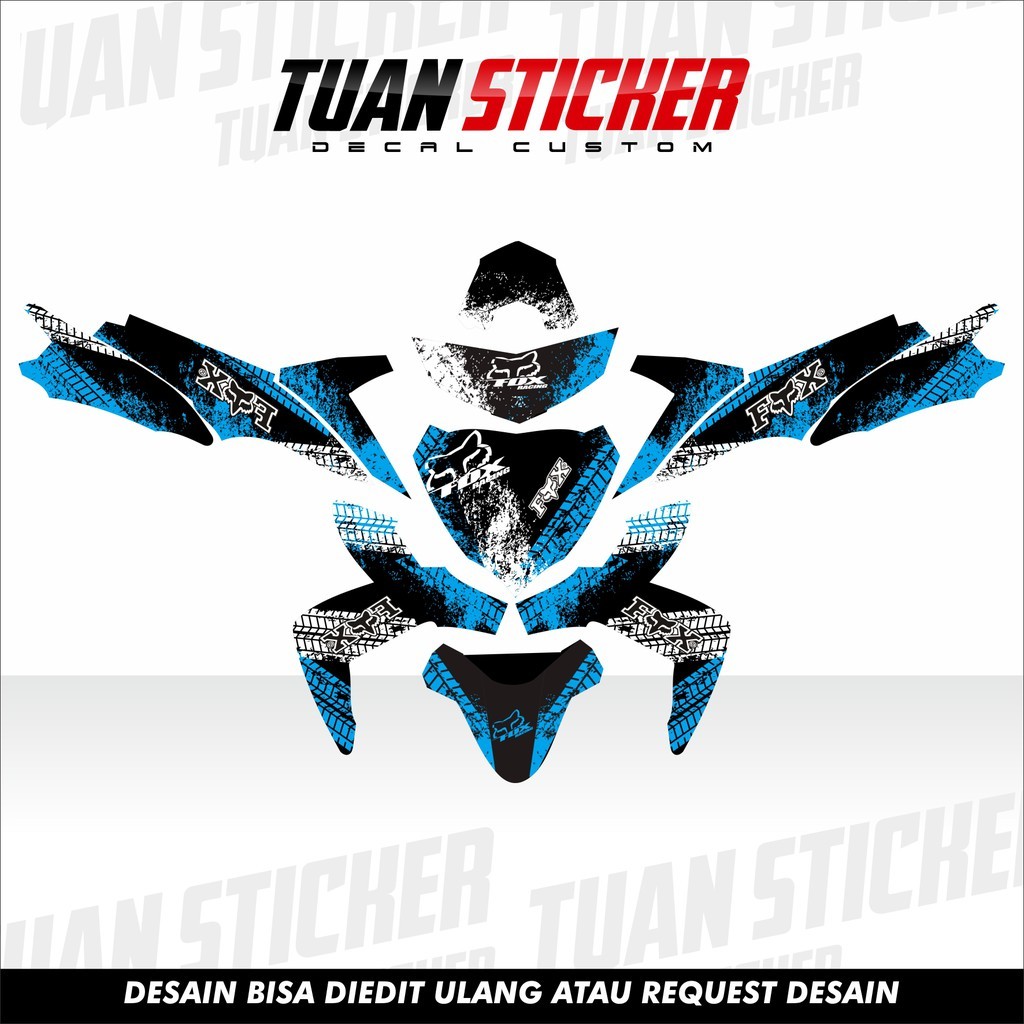 Sticker Striping decal Mio Soul GT, Decal yamaha Mio Soul GT, Striping Mio Soul GT fox
