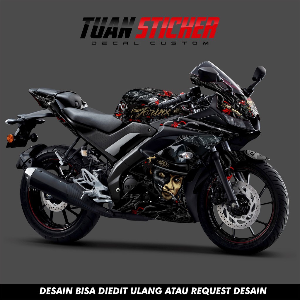 Sticker Striping Decal Yamaha R15 V3, Sticker Decal R15 V3, Sticker R15 , striping R15 V3 Jerinx