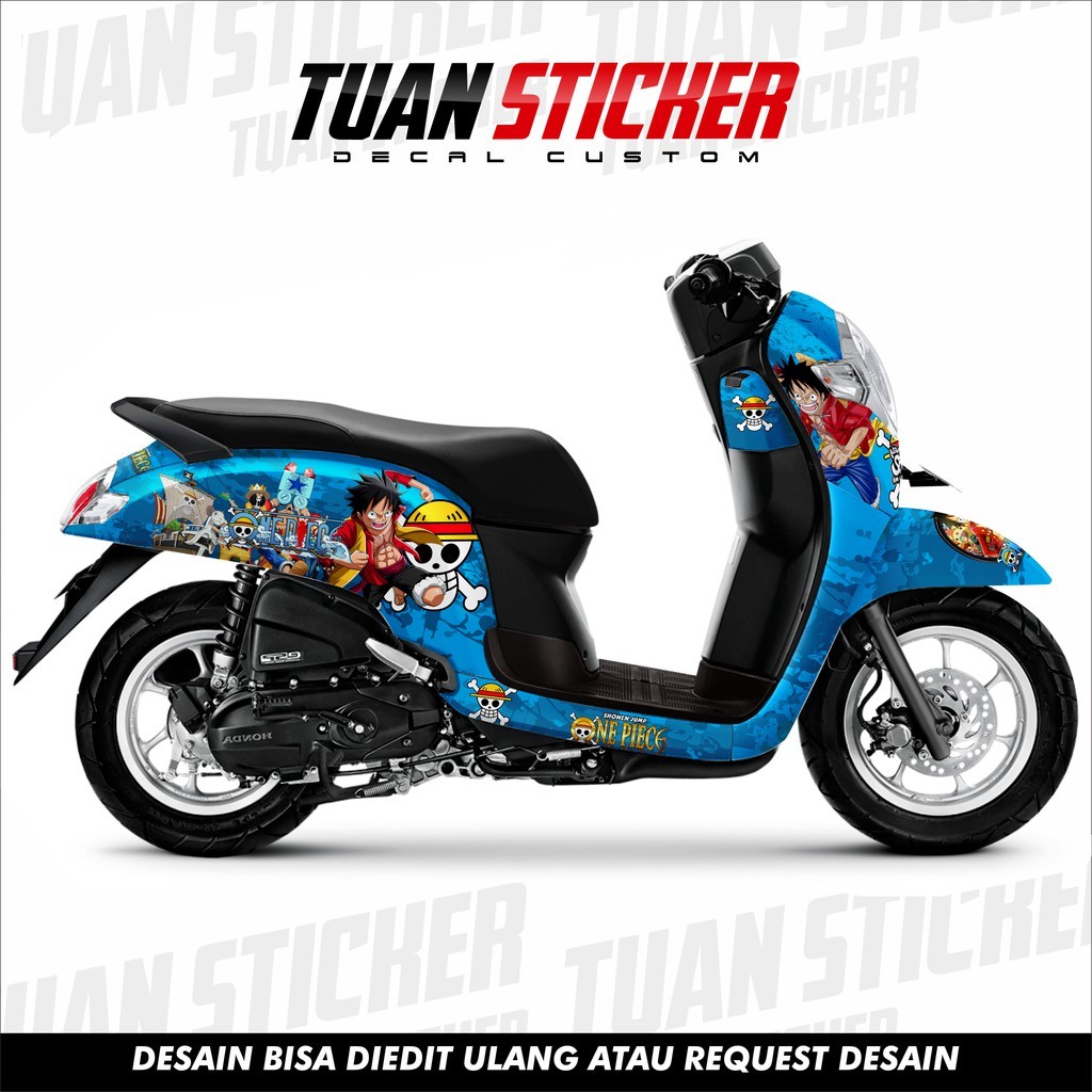 Sticker Striping Decal Scoopy New One Piece custom design