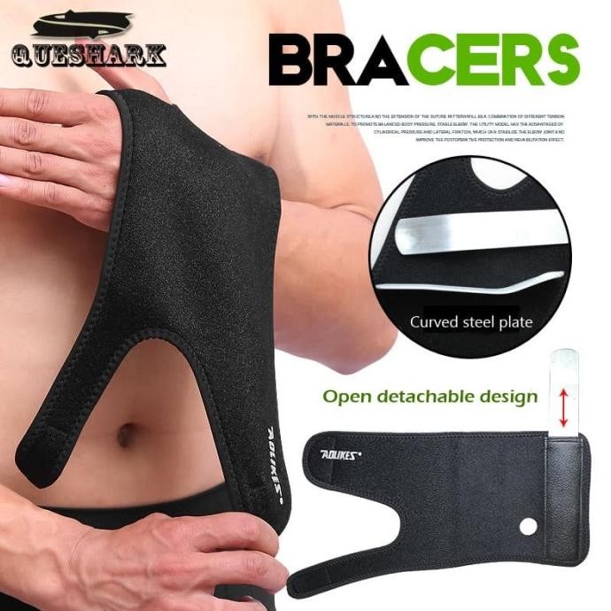 

1Pcs Removable Steel Wrist Bracers Wrist Support Splint Hand Wristband