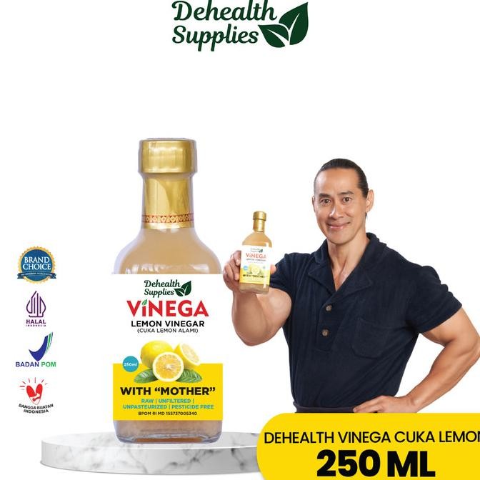 

jual dehealth supplies vinega lemon vinegar (cuka lemon alami)