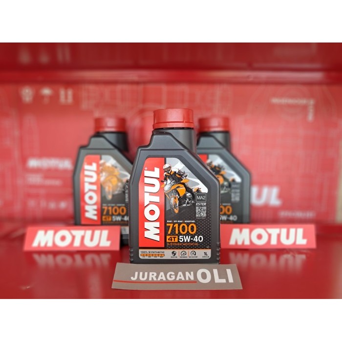 Oli Motor MOTUL 7100 ESTER 4T 5W40 12X1L synthetic ester