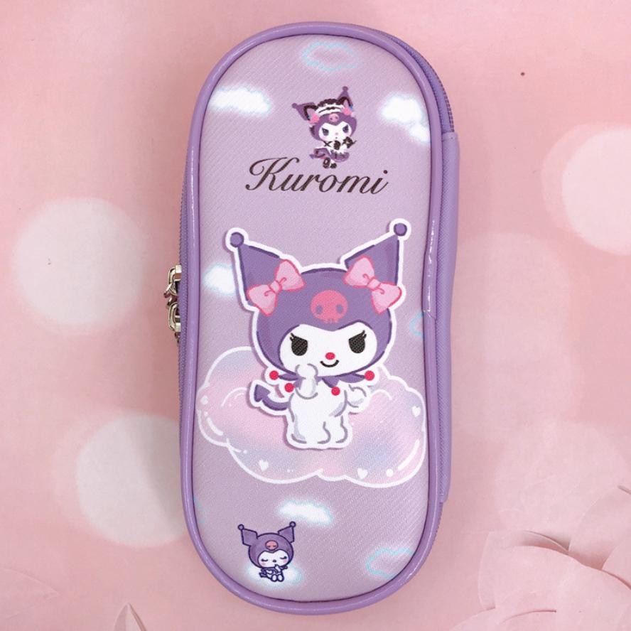 

Ez23 Tempat Pensil Kotak Pensil karakter Sanrio kuromi melody cinnamoroll bahan TPU leather waterproof Murah