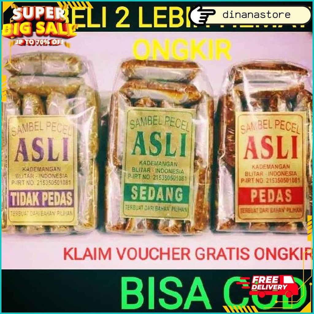 

Sambel Pecel Asli Blitar / Sambal Pecel Asli 450 Gram Original Produk