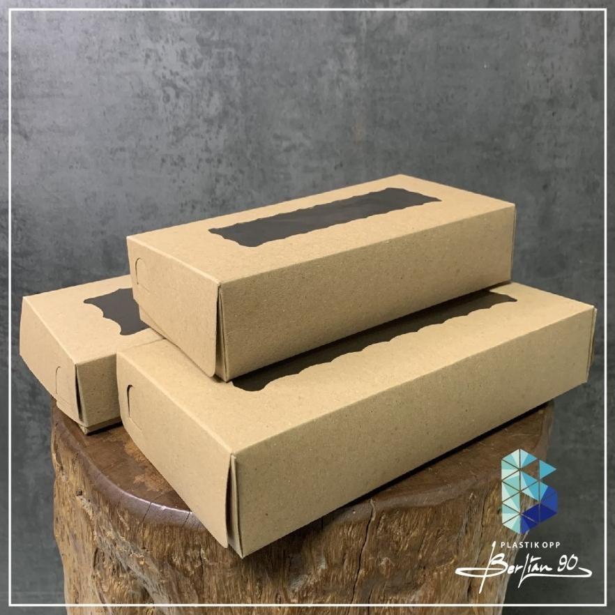 

Un04 Dus Brownies 21,5x10x5 isi 50 pcs Box Brownies Jendela Kemasan Brownies Dus kue Murah