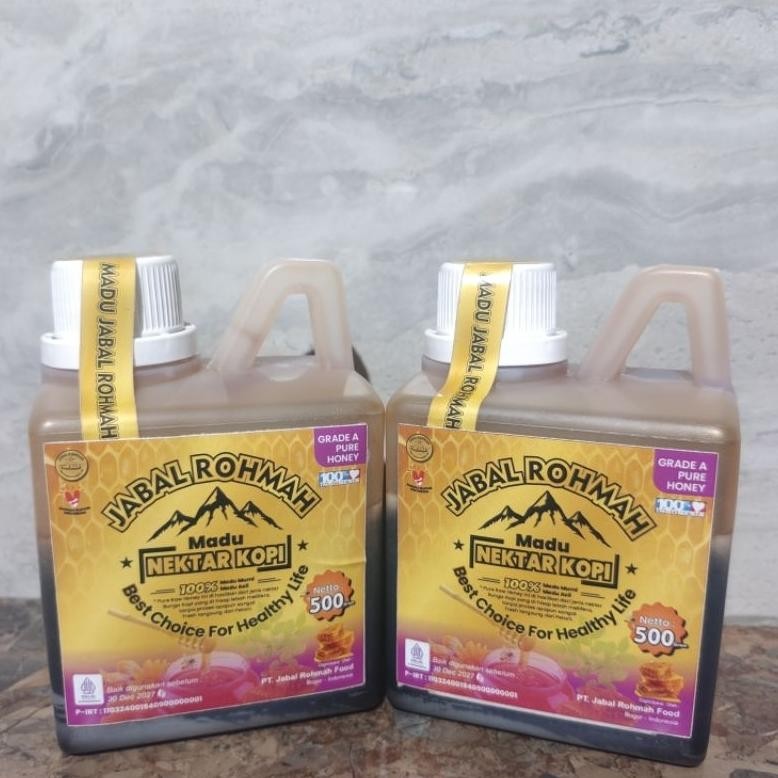 

Madu Jabal Rohmah Murni Asli (500Gr) Nektar Kopi Grade A 100% Alami Natural Pure Raw Honey