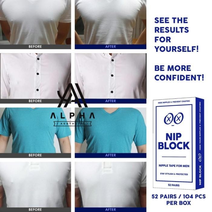Nip Block Men Hide Cover Care Tape Penutup Puting Mr Nipple