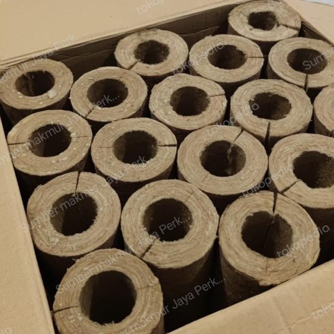 

Rockwool Pipa Batangan ( Rockwool Isolasi Pipe ) 4" Inch ( 50Mm )